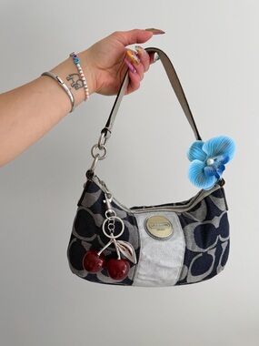 vintage  Coach Denim Demi Shoulder Bag